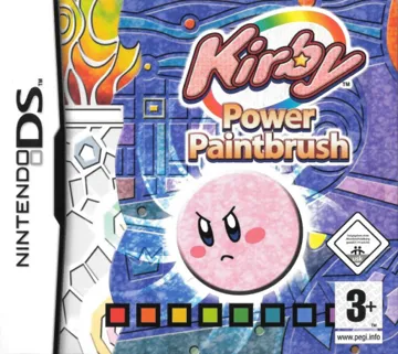 Kirby - Power Paintbrush (Europe) (En,Fr,De,Es,It) box cover front